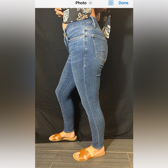 Frame jeans, Le skinny de Jeanne blue jeans women’s size 27 - Picture 3 of 13